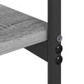 vidaXL Konzolový stôl Sivý Sonoma 101 x 35 x 80,5 cm Kompozitné drevo