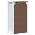 vidaXL Nástenná skrinka do kúpelne BERG biela 40x27x71,5 cm borovica