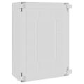 vidaXL Ovládacia skriňa Sivá 57 x 24,5 x 70 cm ABS plast