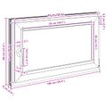 vidaXL Otočné a sklopné okno do suterénu RISOR 100 x 60 cm PVC a sklo