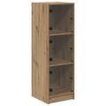 vidaXL Highboard Remeselný dub 35 x 37 x 109 cm Kompozitné drevo