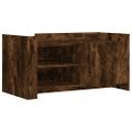 vidaXL Konferenčný stolík dymový dub 100x50x50 cm kompozitné drevo