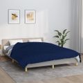 vidaXL Záťažová prikrývka modrá 200x220 cm 13 kg látka