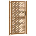 vidaXL Záhradná brána 100x200 cm odolná oceľ s krížovým dizajnom