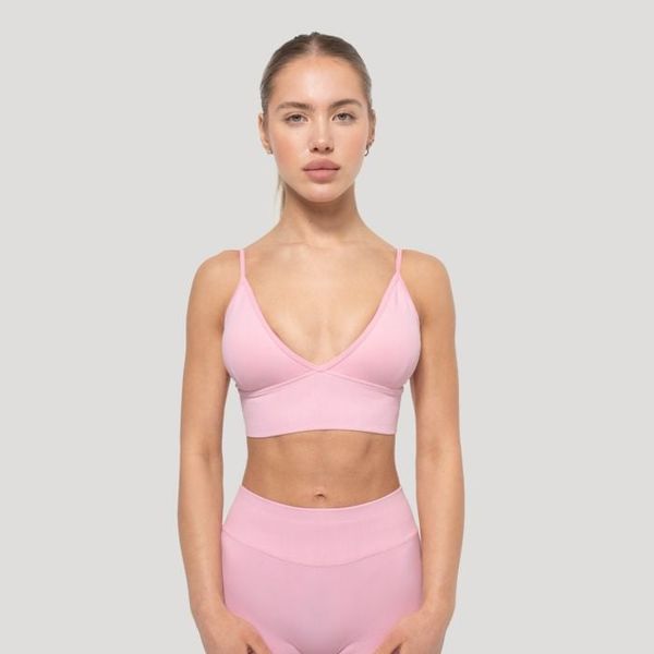 Športová podprsenka Luma Baby Pink - GymBeam, veľkosť M