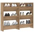 vidaXL Skriňa na topánky 2 ks 60 x 18 x 90 cm Kompozitné drevo