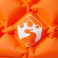 vidaXL Nafukovací kempingový matrac s vankúšom, 1 osoba, oranžový