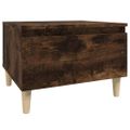 vidaXL Bočný stolík dymový dub 50x46x35 cm spracované drevo