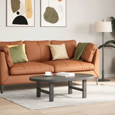 vidaXL Nohy ku konferenčnému stolíku, antracitové, 2 ks, 50 x (30-31) cm, oceľové