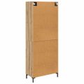 vidaXL Highboard 2 ks Remeselný dub 69,5 x 34 x 180 cm
