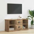 vidaXL TV skrinka 99,5 x 35,5 x 48 cm Remeselný dub Kompozitné drevo