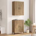 vidaXL Highboard Remeselný dub 69,5 x 34 x 180 cm Kompozitné drevo