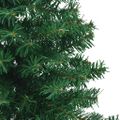 vidaXL Rohový umelý vianočný stromček zelený 210 cm PVC