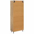 vidaXL Highboard 2 ks Remeselný dub 69,5 x 34 x 180 cm