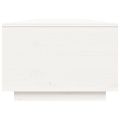 vidaXL Konferenčný stolík biely 80x50x35,5 cm borovicový masív