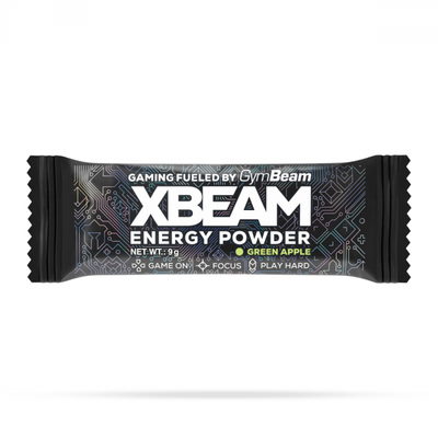 XBEAM Energy Powder - GymBeam, zelené jablko, 9 g