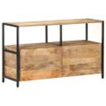 vidaXL Komoda 110x35x65 cm mangovníkový masív