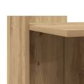vidaXL Uzavretý box na stelivo dub artisan 53x53x51cm kompozitné drevo