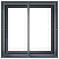 vidaXL Kvetináč antracitový 80x80x80 cm oceľ