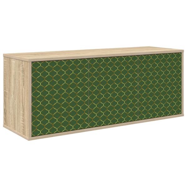 vidaXL Nástenný TV kabinet GELEEN 102 x 33 x 40 cm Dub sonoma