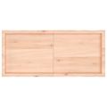 vidaXL Stolová doska 120x50x(2-6) cm neošetrený masív živé hrany