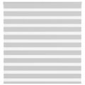 vidaXL Zebra roleta svetlosivá 140x150cm šírka látky 135,9cm polyester