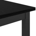 vidaXL stôl Čierny dub 100 x 50 x 90,5 cm Inžinierske drevo a oceľ