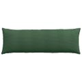 vidaXL Vankúše na pohovku 2 pcs Tmavozelená 120 x 40 cm
