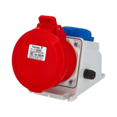 Zásuvka nástenná kombinovaná 23626-FR IP54/1x230V/16A, 1x400V/32A/5 - SpeedPRO