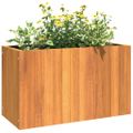 vidaXL Záhradný kvetináč 59x27,5x35 cm masívna akácia
