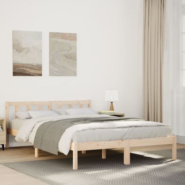 vidaXL Extra dlhá posteľ bez matraca 140x210 cm masívna borovica