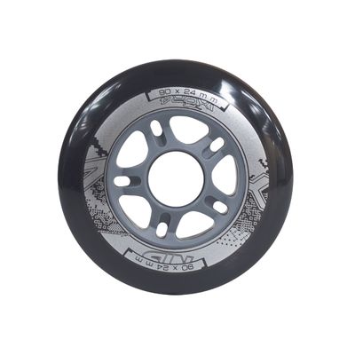 KOLIESKA NILS EXTREME PU 90x24 ČIERNE (4KS)