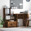 vidaXL Zásuvkový kabinet 55 x 45 x 31 cm Dymová dub