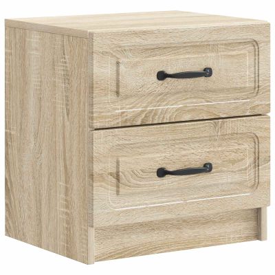 vidaXL Nočný stolík Dub sonoma 43 x 34,5 x 44,5 cm Kompozitné drevo