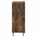 vidaXL Servírovacia skriňa Dymový dub 66 x 34,5 x 92 cm