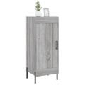 vidaXL Komoda sivý dub sonoma 34,5x34x90 cm spracované drevo