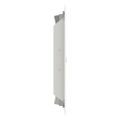 vidaXL Access Panel 2 ks Biela 23 x 23 x 3 cm Oceľ