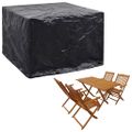 vidaXL Ochranné obaly na záhradný nábytok 122x112x98 cm 8 očiek