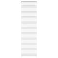 vidaXL Zebra roleta biela 50x150 cm šírka látky 45,9 cm polyester
