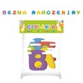 Girlanda papierová BEZVA NAROZENINY