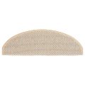 vidaXL Samolepiace nášľapy na schody vzhľad sisal 30 ks 65x21x4 cm