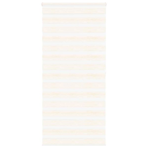 vidaXL Zebra roleta mramorová béžová 115x200 cm šírka látky 110,9 cm polyester