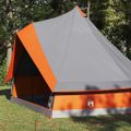 vidaXL Tipi stan 8-miestny Šedá a oranžová taft