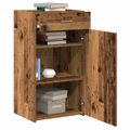 vidaXL Servírovacia skriňa Staré drevo 50 x 42,5 x 93 cm