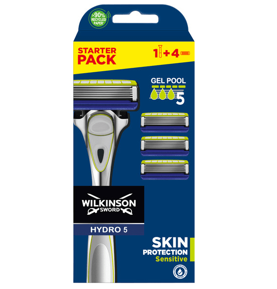 Wilkinson Hydro 5 Skin Protection Sensitive Clampack 3up pánsky holiaci strojček (W302166000)