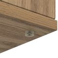 vidaXL Rám krbu Dub artisan 100 x 20 x 100 cm Kompozitné drevo