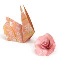Farebné papiere na origami Haru 100 ks