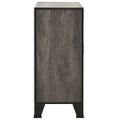 vidaXL Úložná skrinka sivá 72x36x82 cm kov a MDF