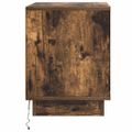 vidaXL Nočný stolík 2 ks Dymová dub 44 x 34,5 x 45 cm Kompozitné drevo