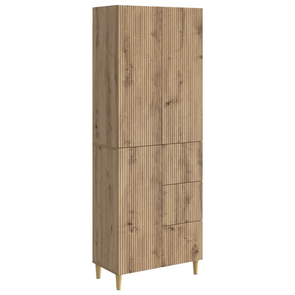 vidaXL Sada skríň 2 pcs 66 x 34,5 x 90 cm Kompozitné drevo